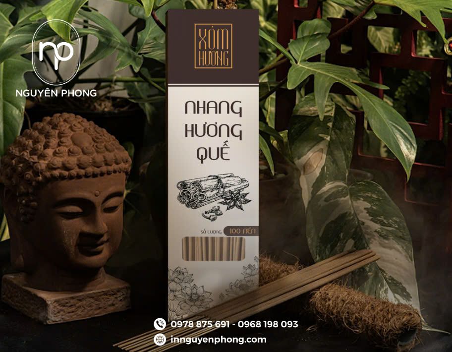 mẫu hộp đựng nhang trầm in logo 